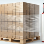 Industrial Pallet Stretch Film & Dispenser Set