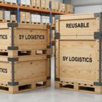 Reusable Heavy-Duty Wooden Shipping Crates (Set of 30)